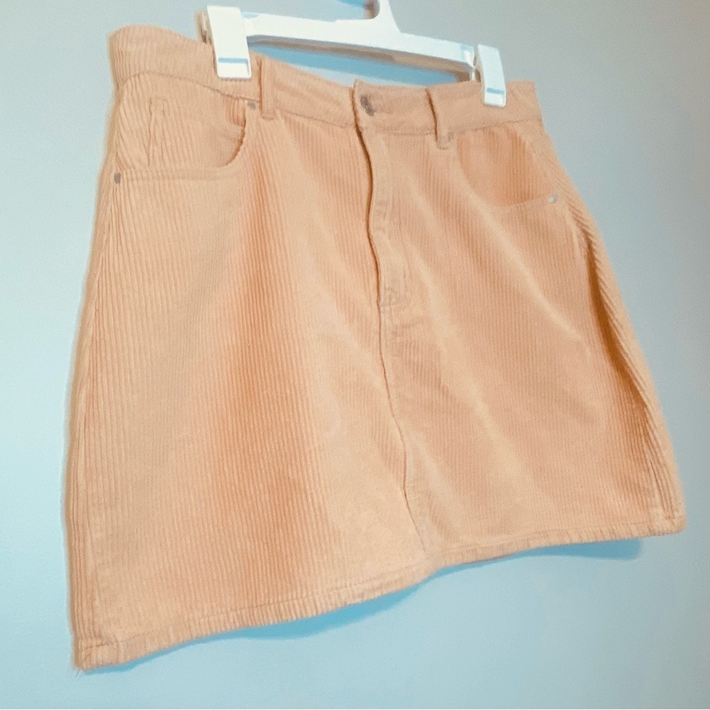 Cotton On Light Pink  Corduroy Mini Skirt